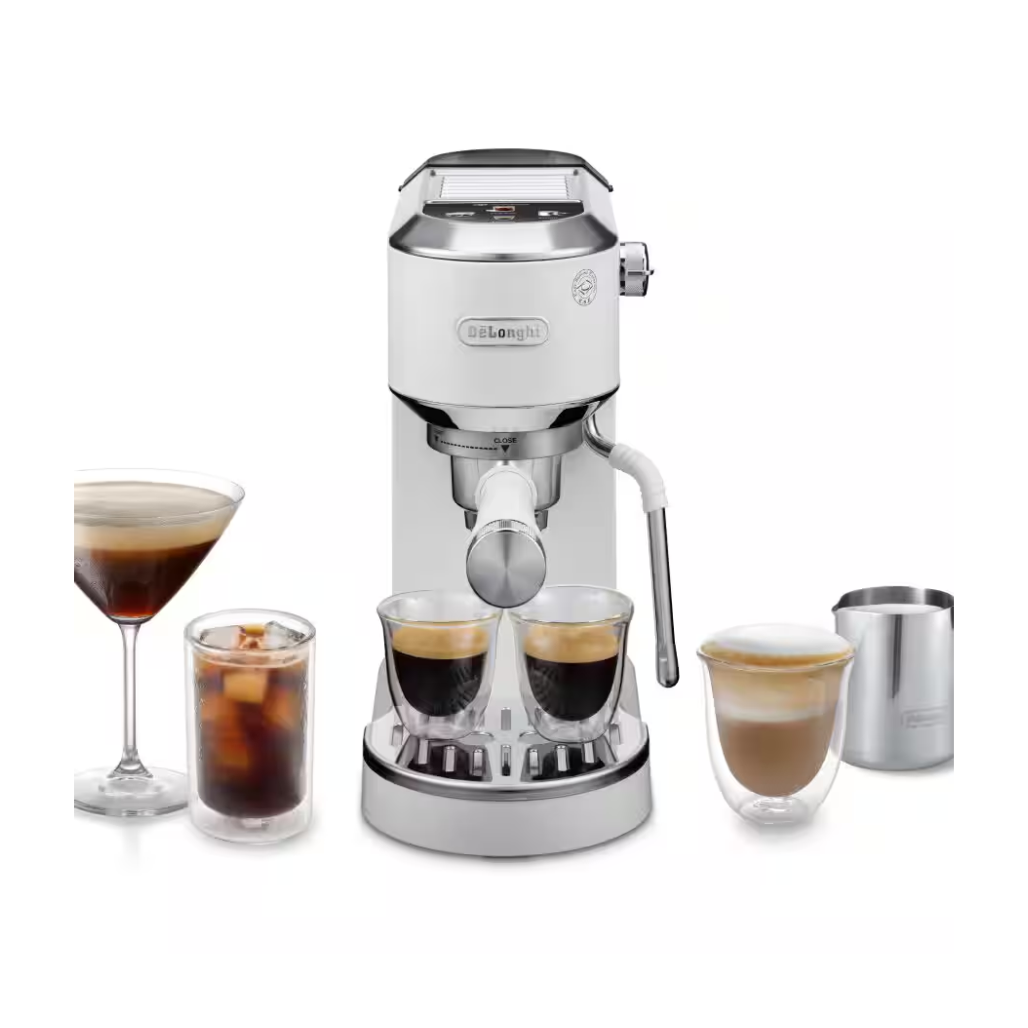 Dedica Duo Espresso Machine with Cold Brew - Vanilla