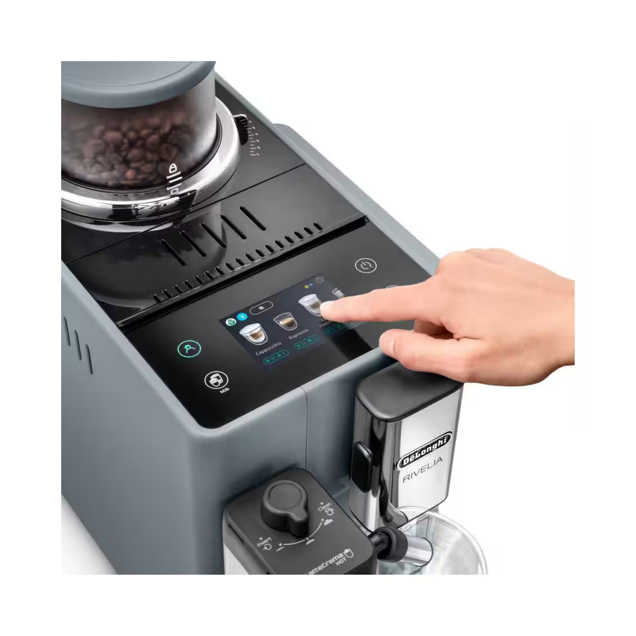 Rivelia Fully Automatic Espresso Machine - Pebble Gray