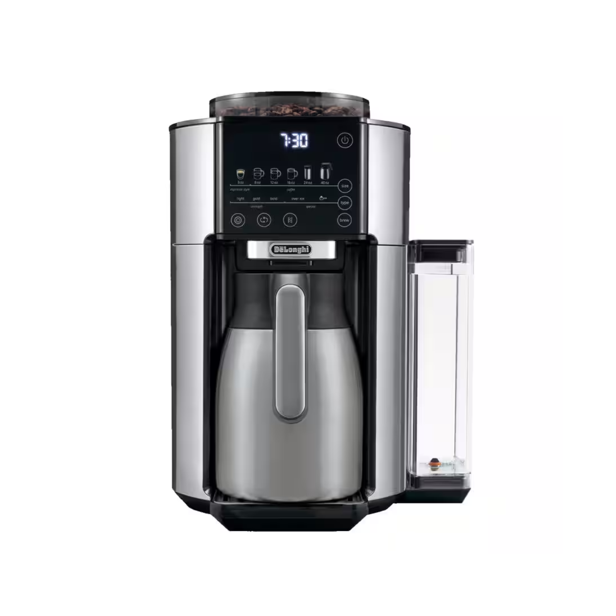 De'Longhi TrueBrew Automatic Coffee Machine - Stainless with Thermal Carafe