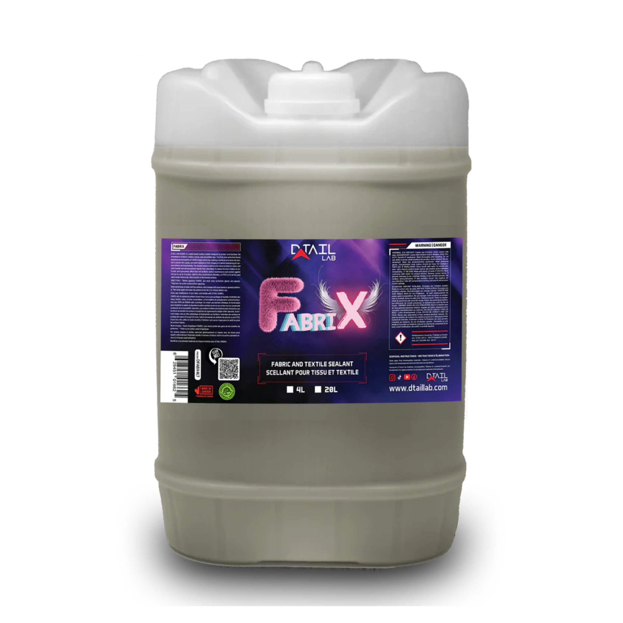 FABRIX Hydrofuge Tissus & Textiles - 20L
