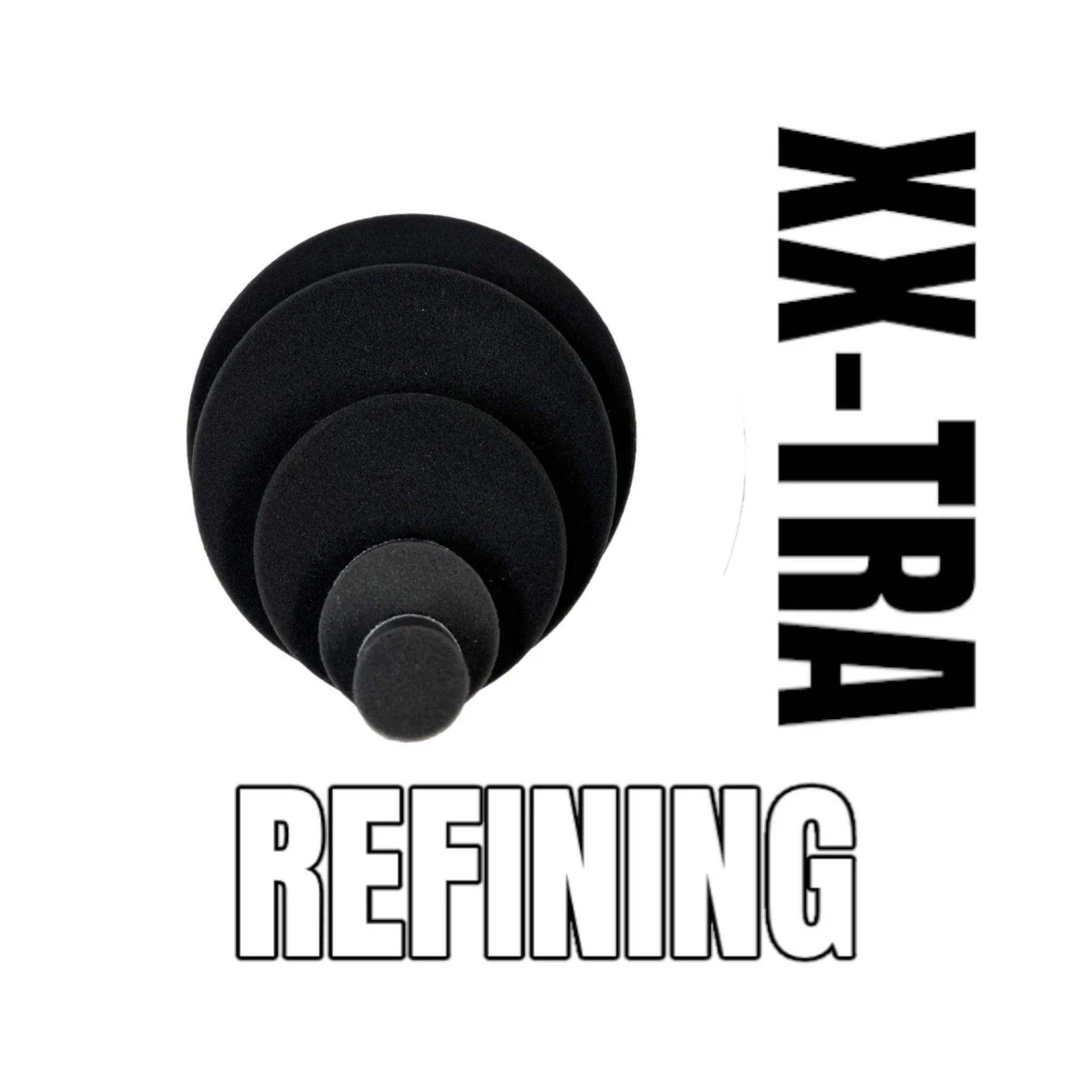 XX-TRA Fine Black Polishing Foam Pad - 3''