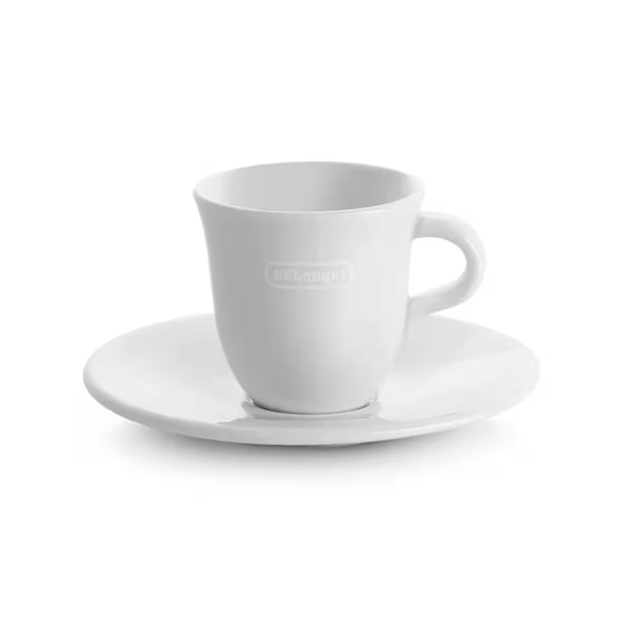 Tognana Italian Espresso Demitasse Cups & Saucers, Porcelain, Set of 2, 3 oz/90ml