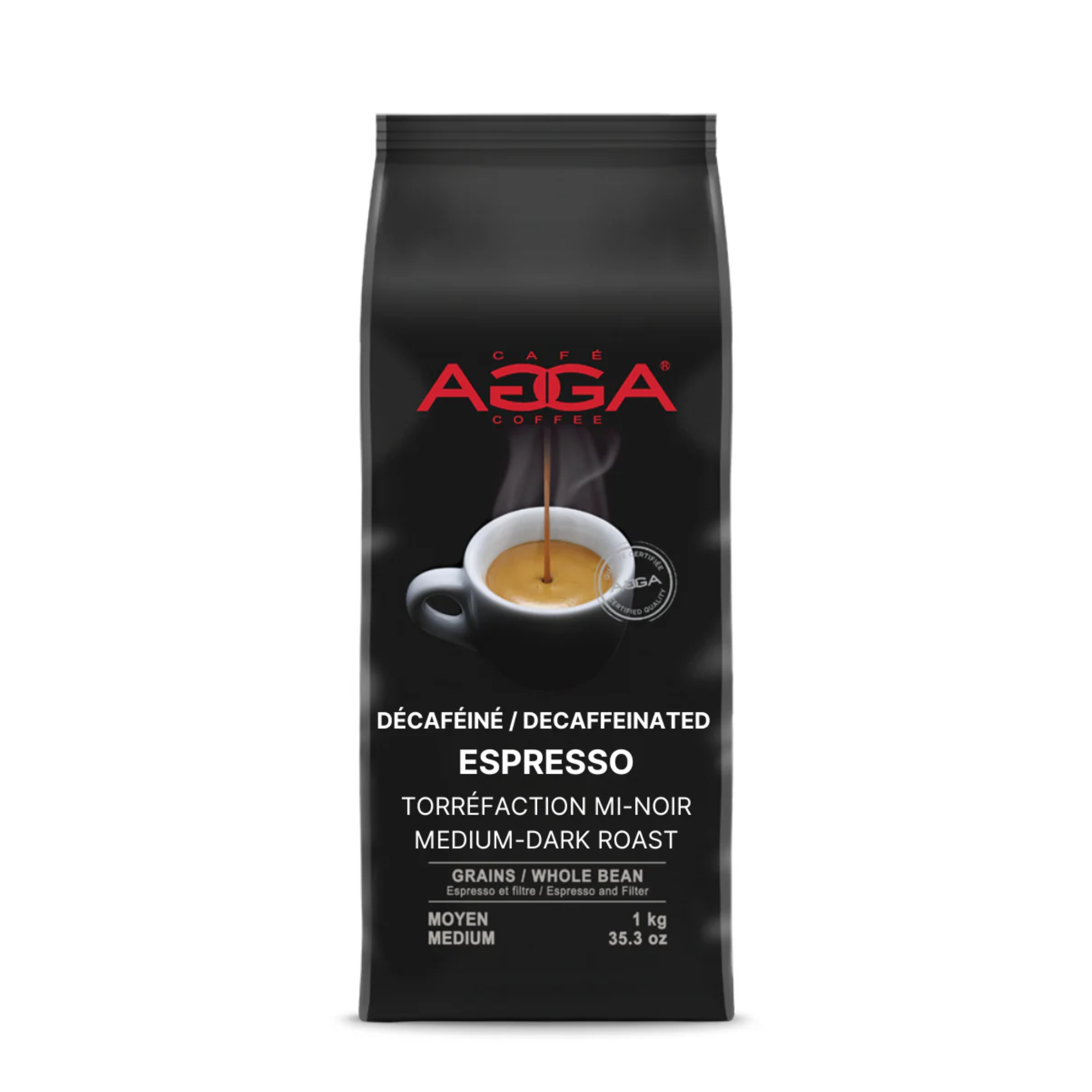 Espresso Decaf 1000 g - Beans