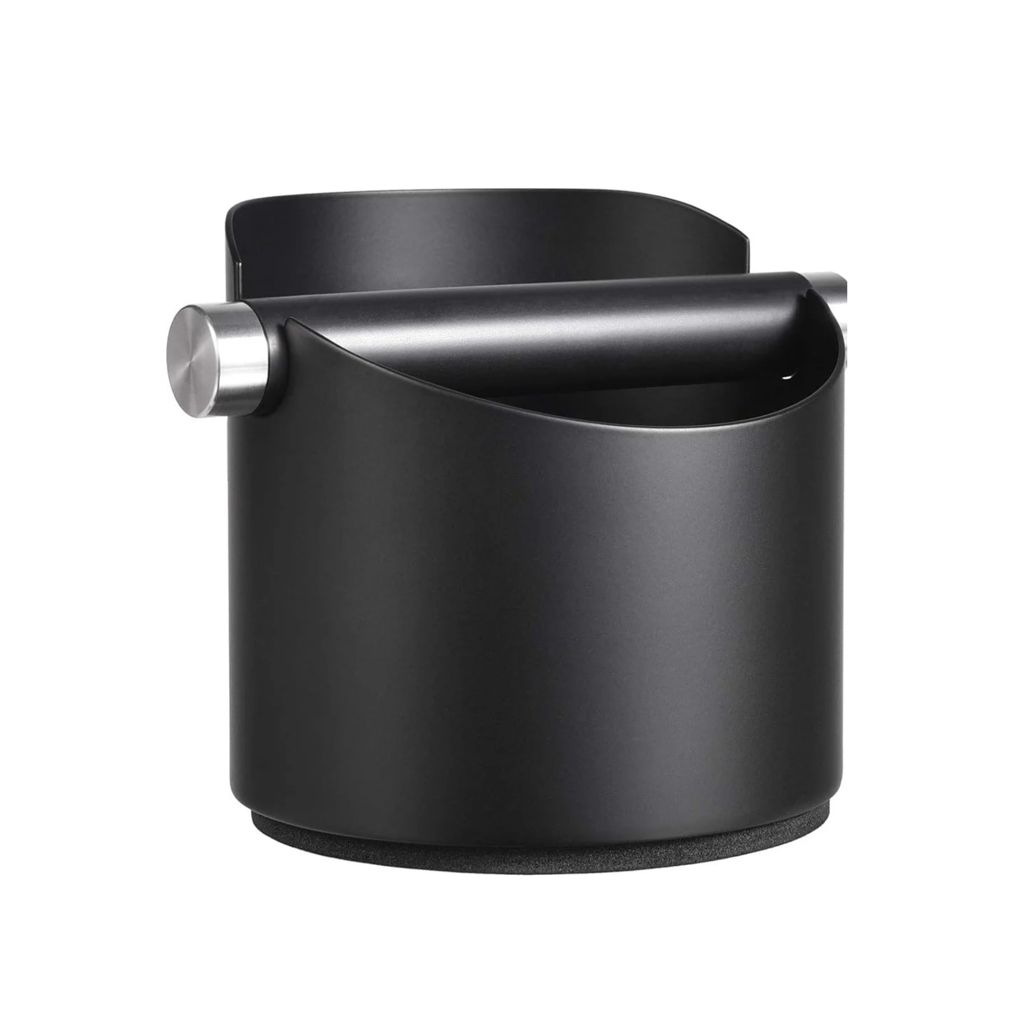 Bellucci - Knock Box Medium Stainless Steel Black Coffee Container