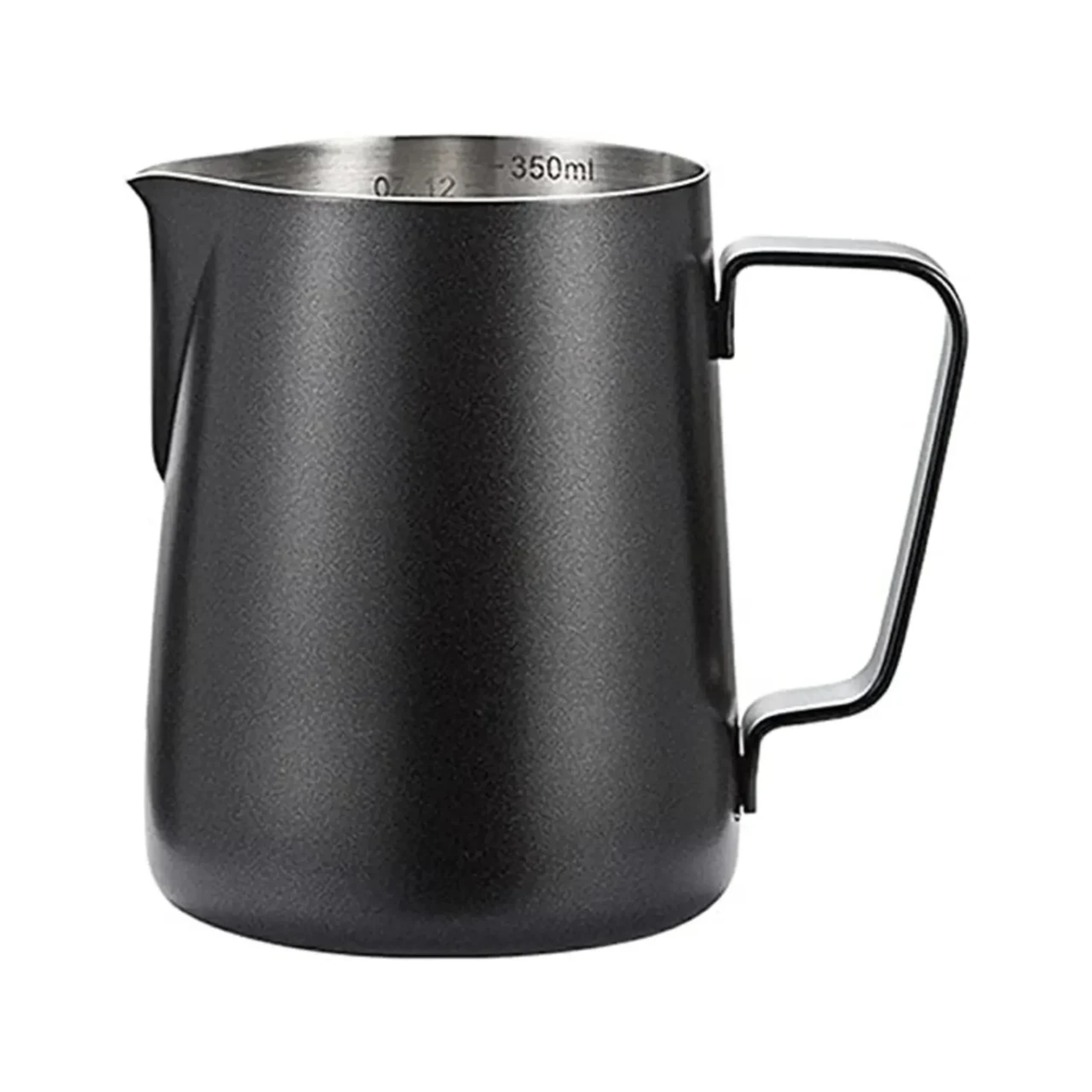 Bellucci - 350 ml Stainless Steel Coated Satin Black Milk Pitcher