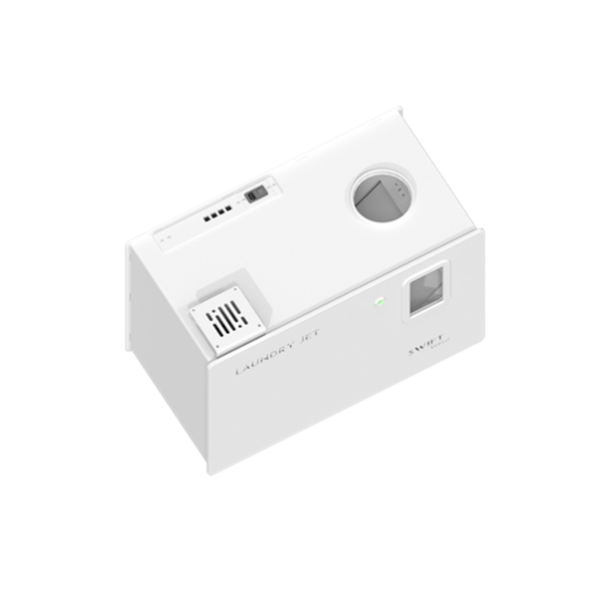 Blanchisserie Jet Express avec une porte élévatrice