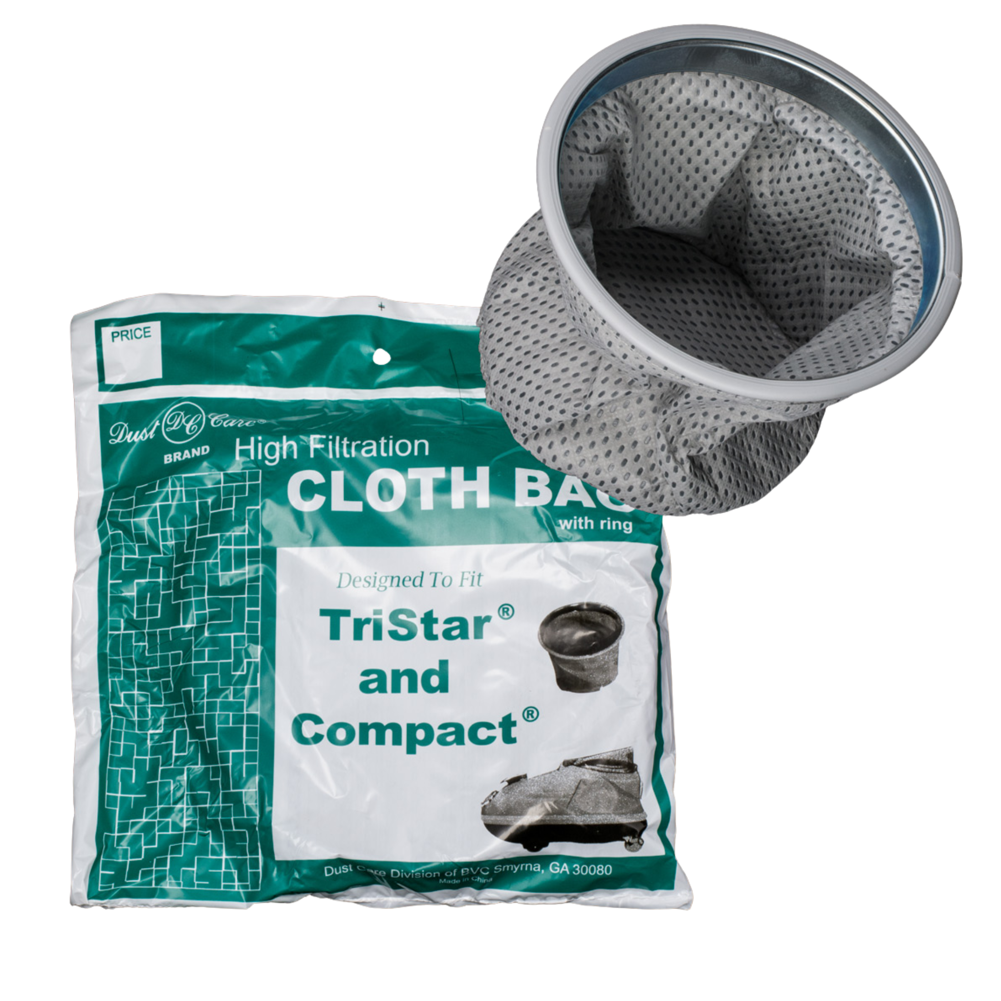 BC114 Sac en tissu générique avec métal