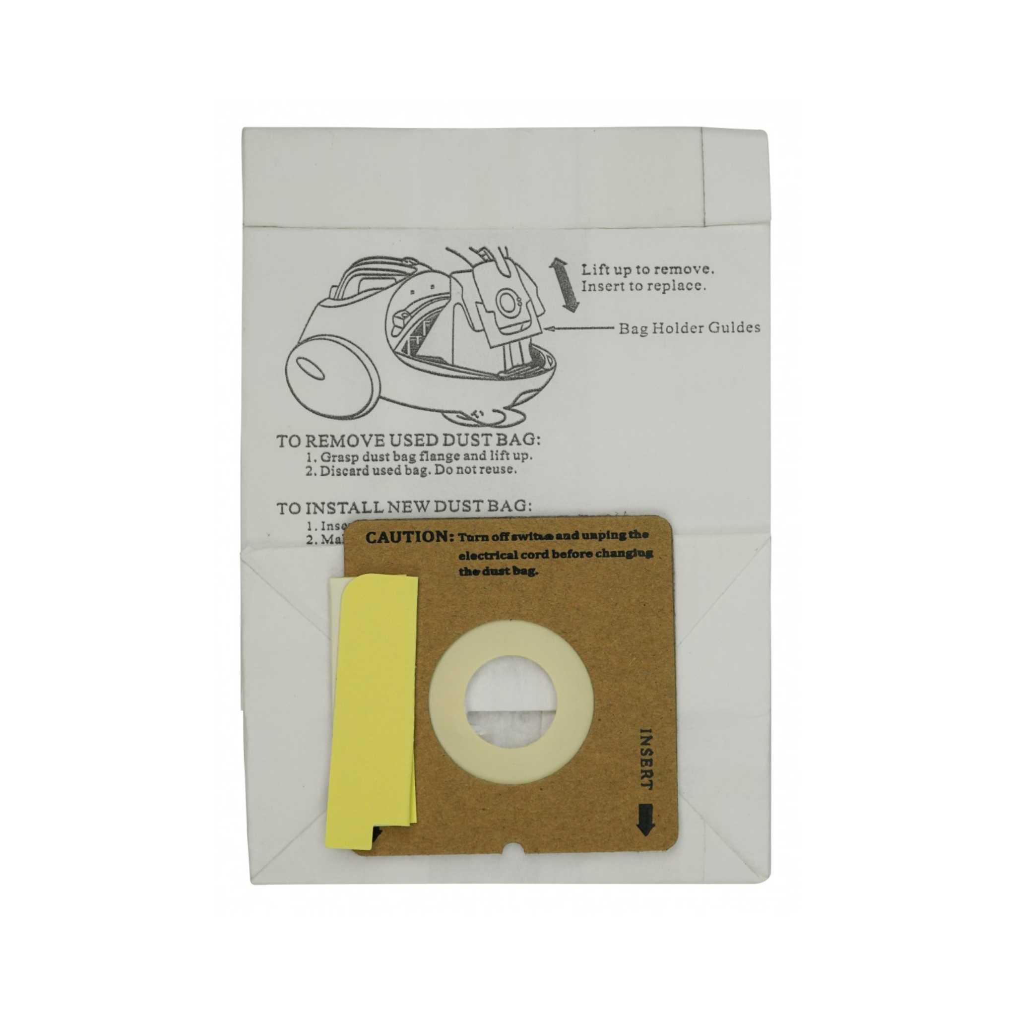 Sac microfiltre pour aspirateur-traîneau Eureka série L 930, 965 - Paquet de 3 sacs