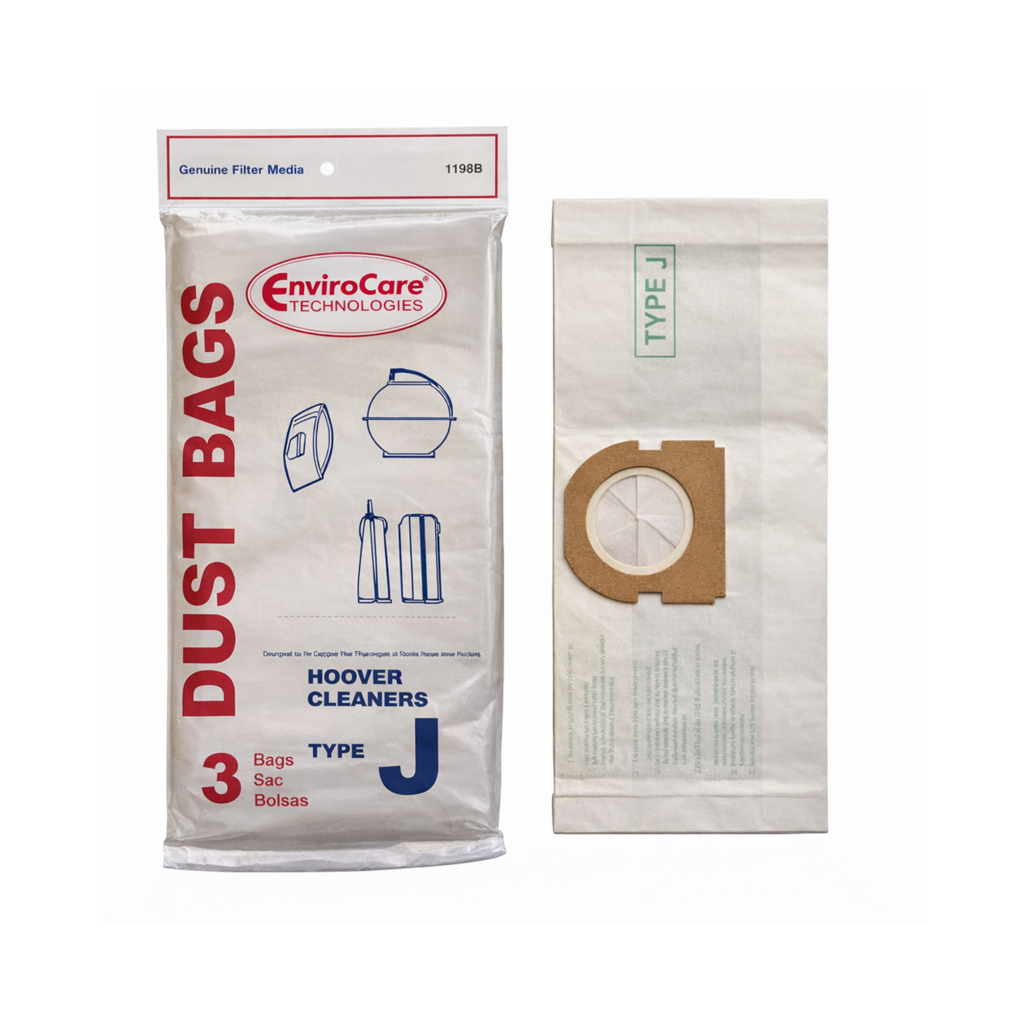 Sacs à poussière EnviroCare – Hoover Type J