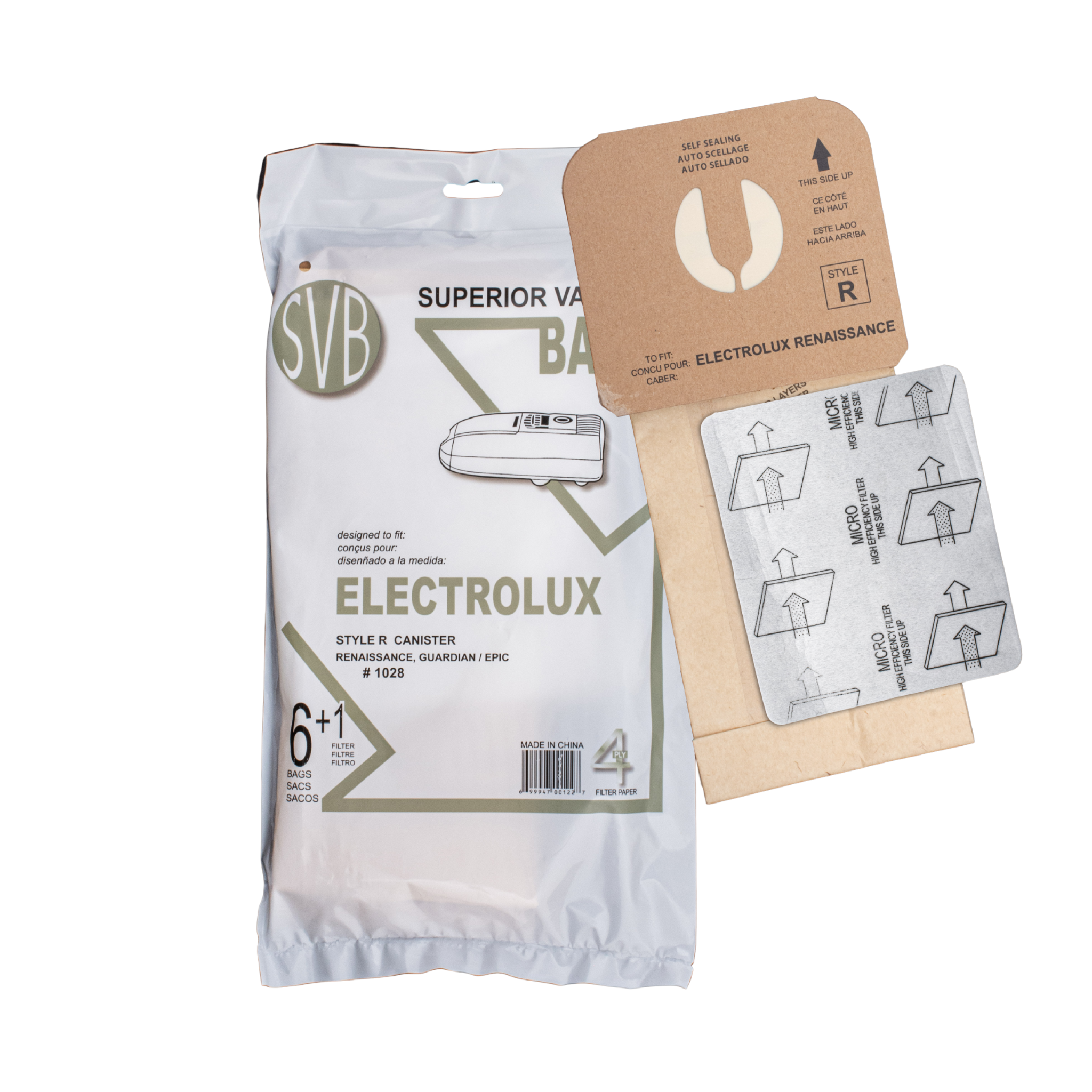 BA10/28 Aspirateur traîneau Electrolux Paper Bag Renaissance