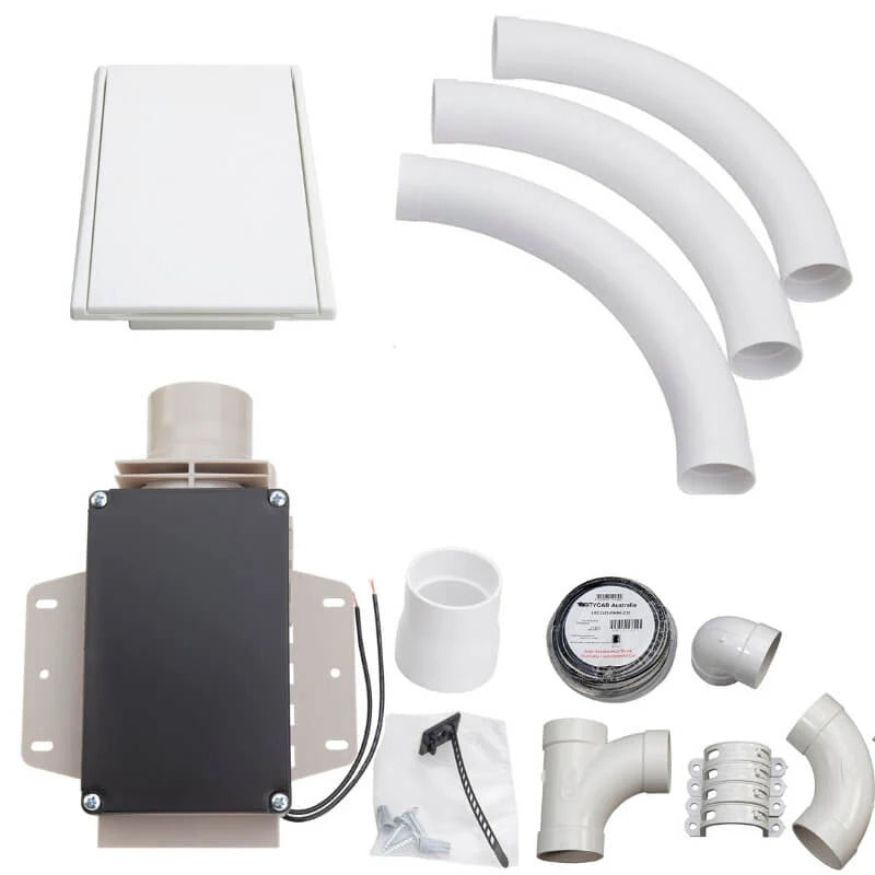 Kits d'installation d'aspirateur rétractable Chameleon