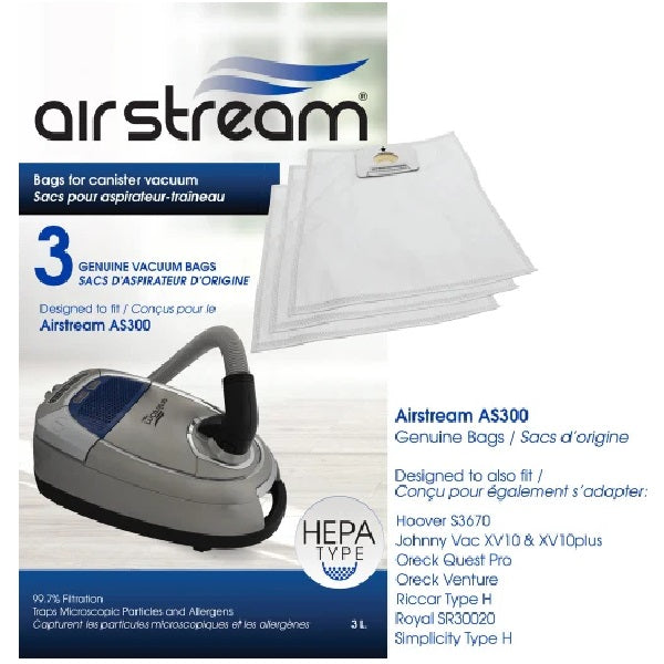 Sacs HEPA AS 300 AirStream