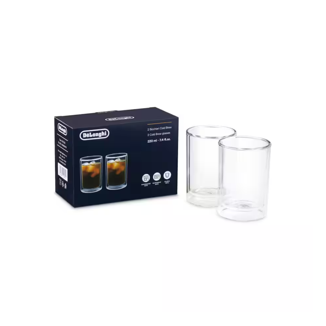 Double Wall Cold Brew Glasses, Set of 2, 7.4oz/220ml