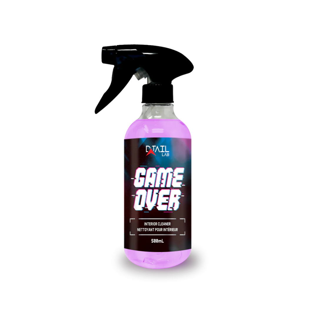 GAME OVER Nettoyant Tapis & Tissus d'Ameublement - 500ml avec vaporisateur