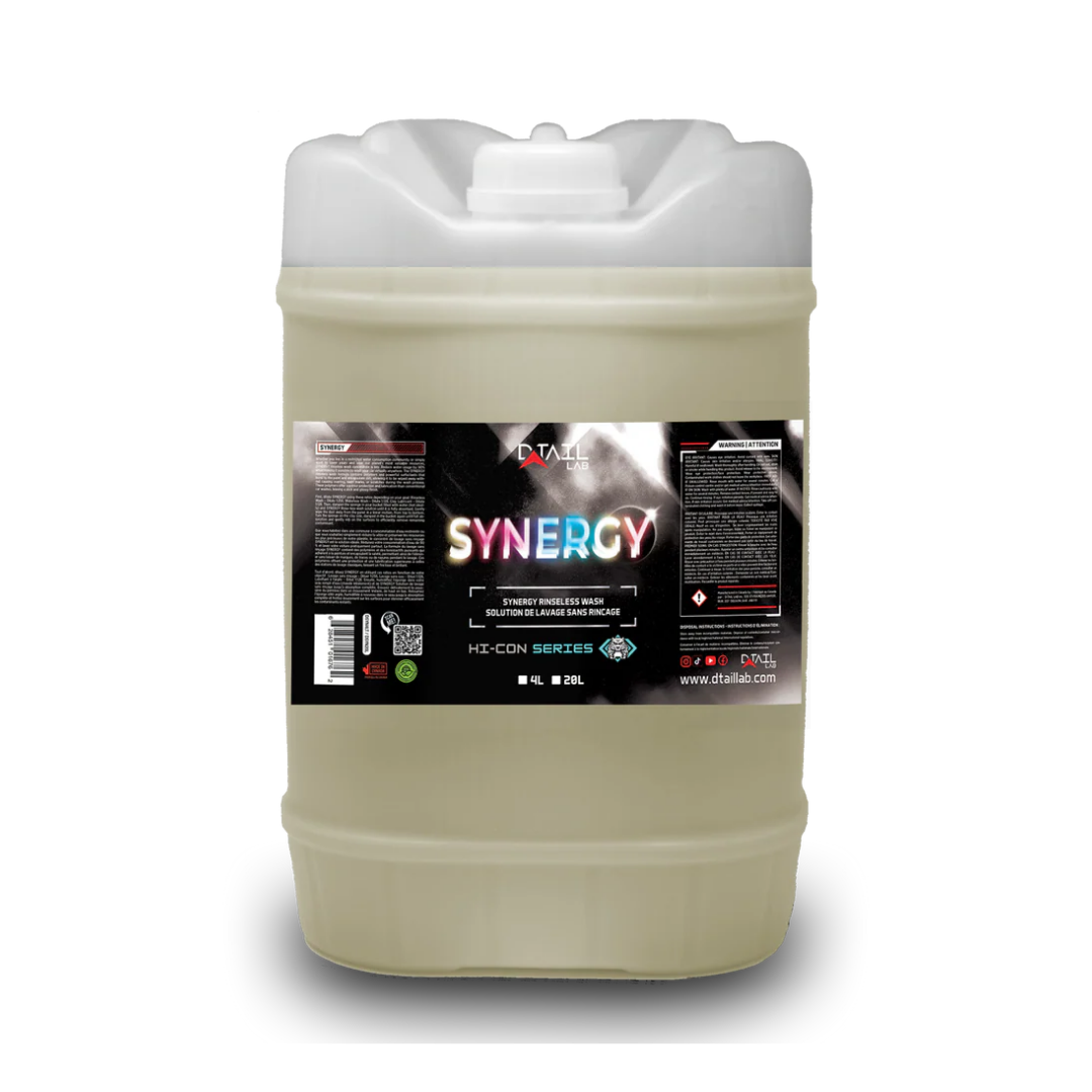Concentré de lavage sans rinçage SYNERGY - Série HI-Con - 20L