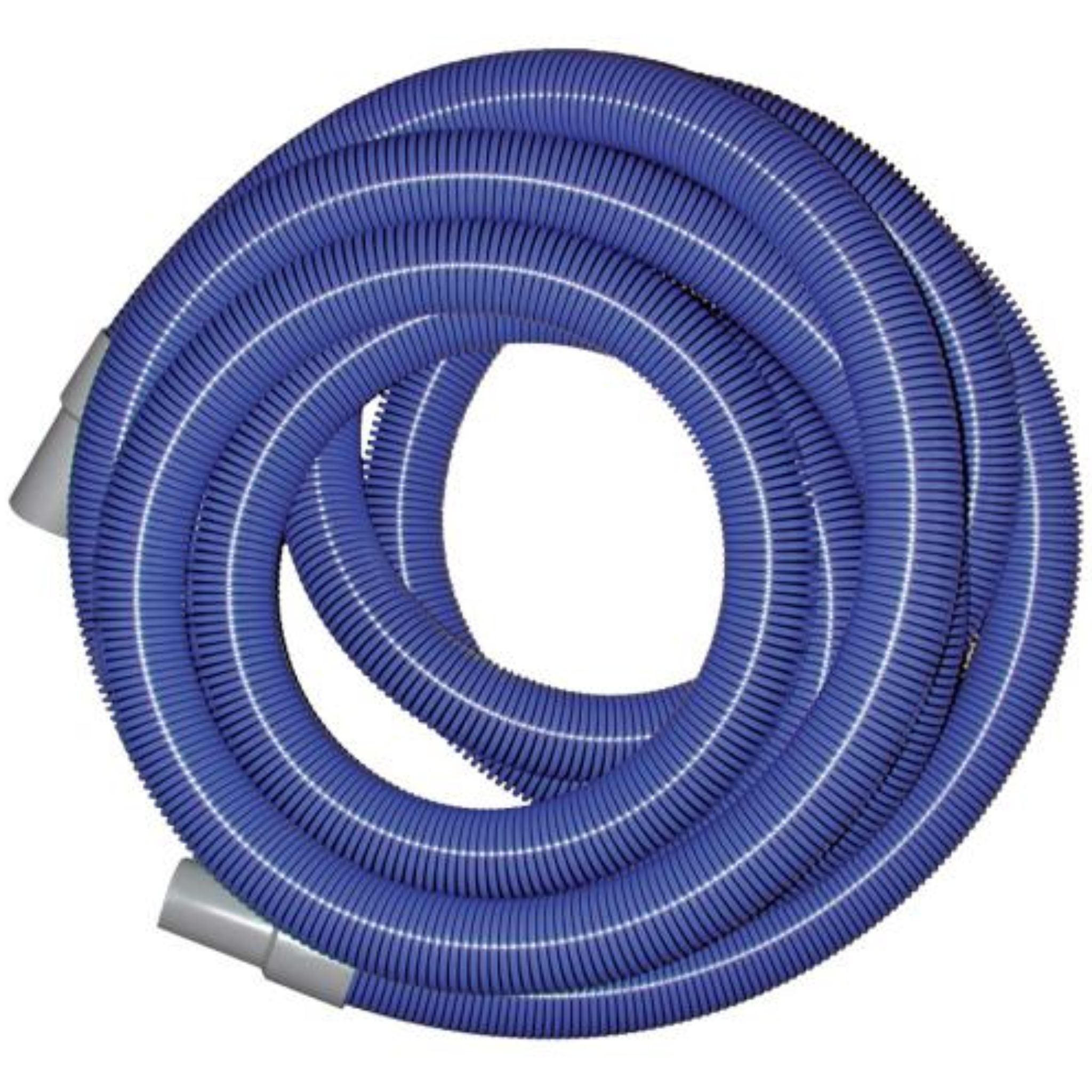 60-038-50- Tuyau d'aspirateur bleu de 50 pi (1,5 po) avec manchettes