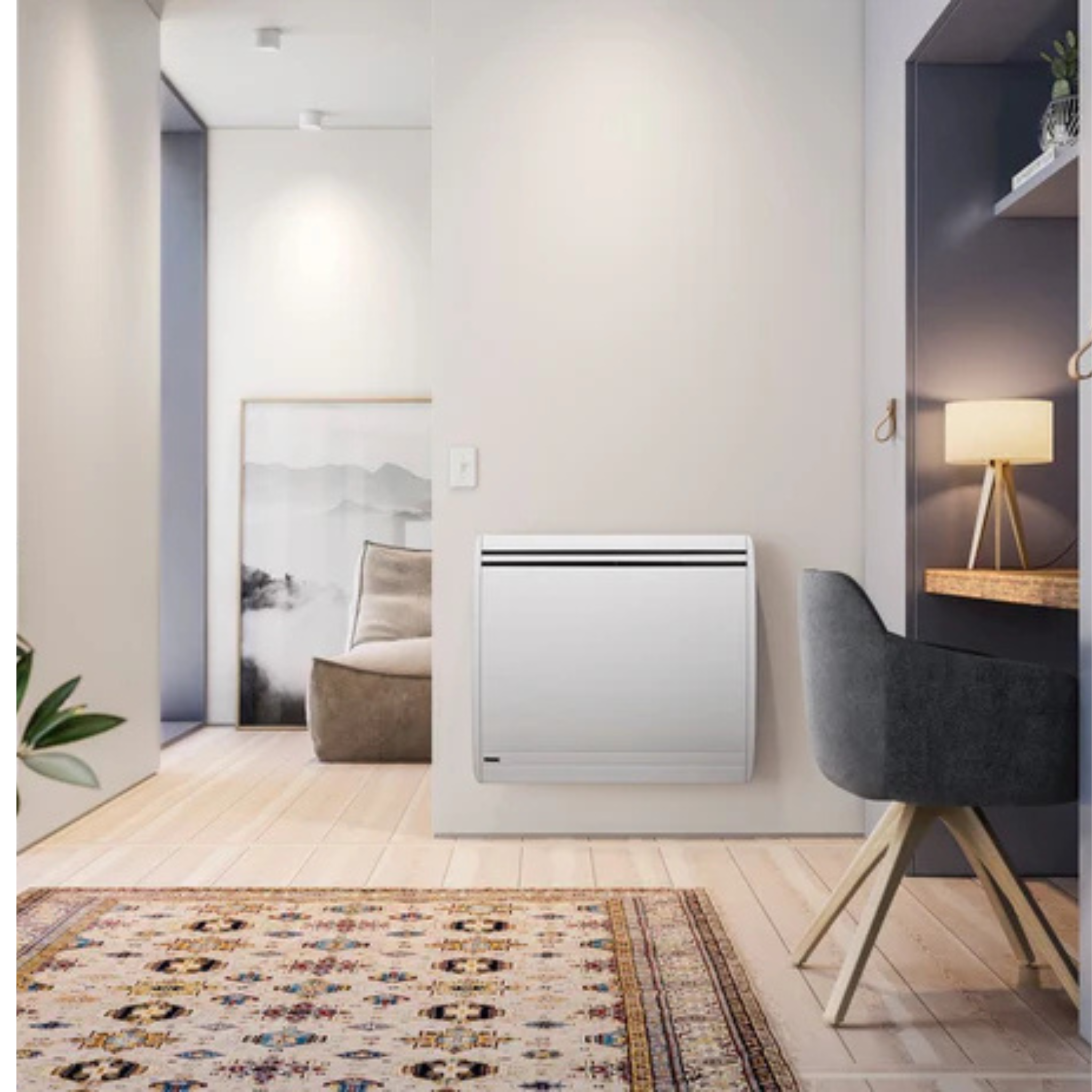 Convectair ALLEGRO II 26 - Convecteur à panneau ; 240/208 V ; 2 000 W - Blanc - 7307-C20-BB
