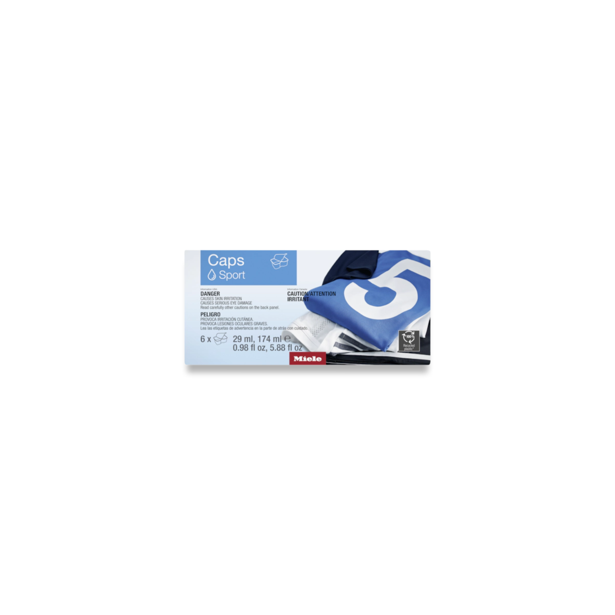 Capsules sport, pack de 6, lessive spéciale