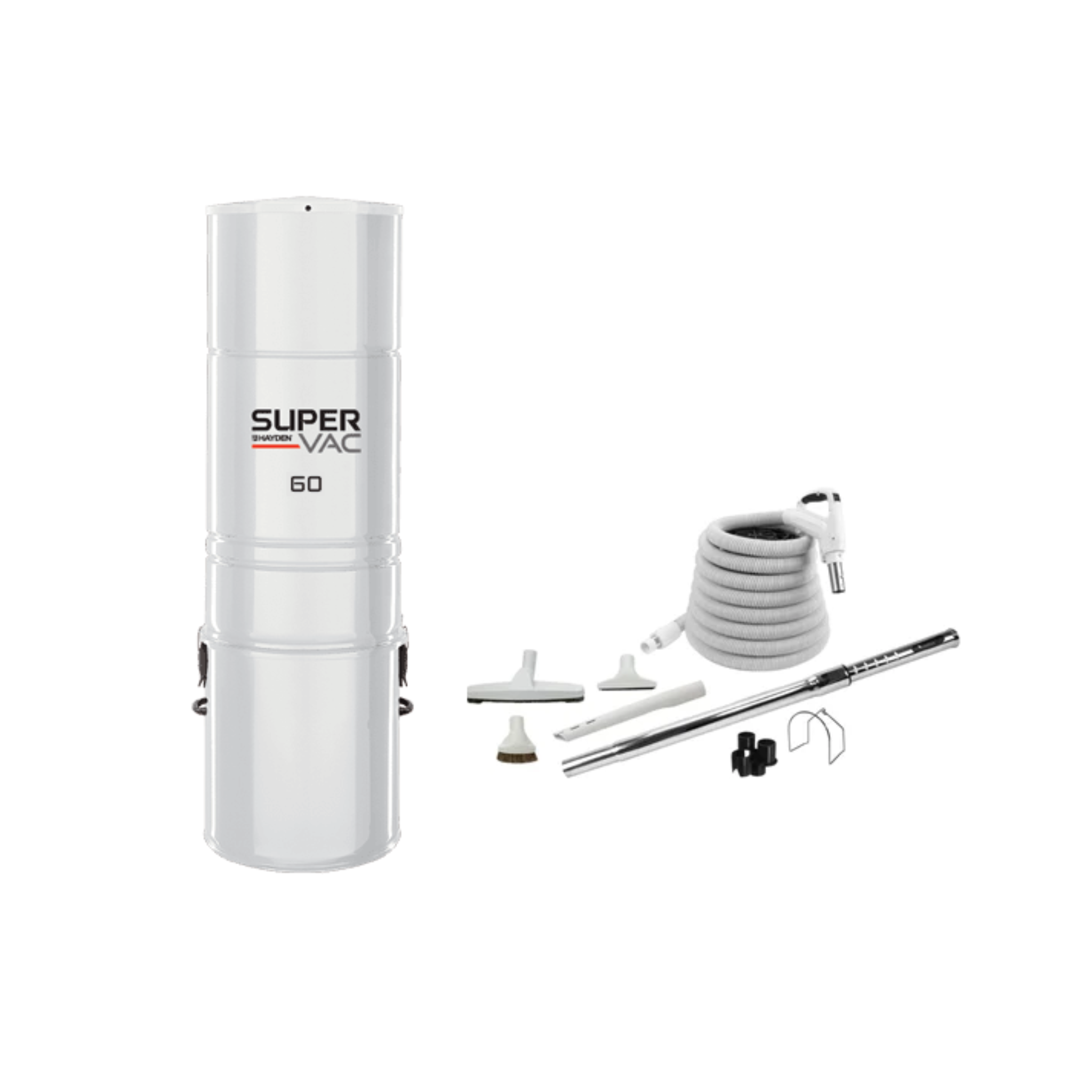 SuperVac 60 avec kit d'accessoires de 35 pieds (665 AirWatts)