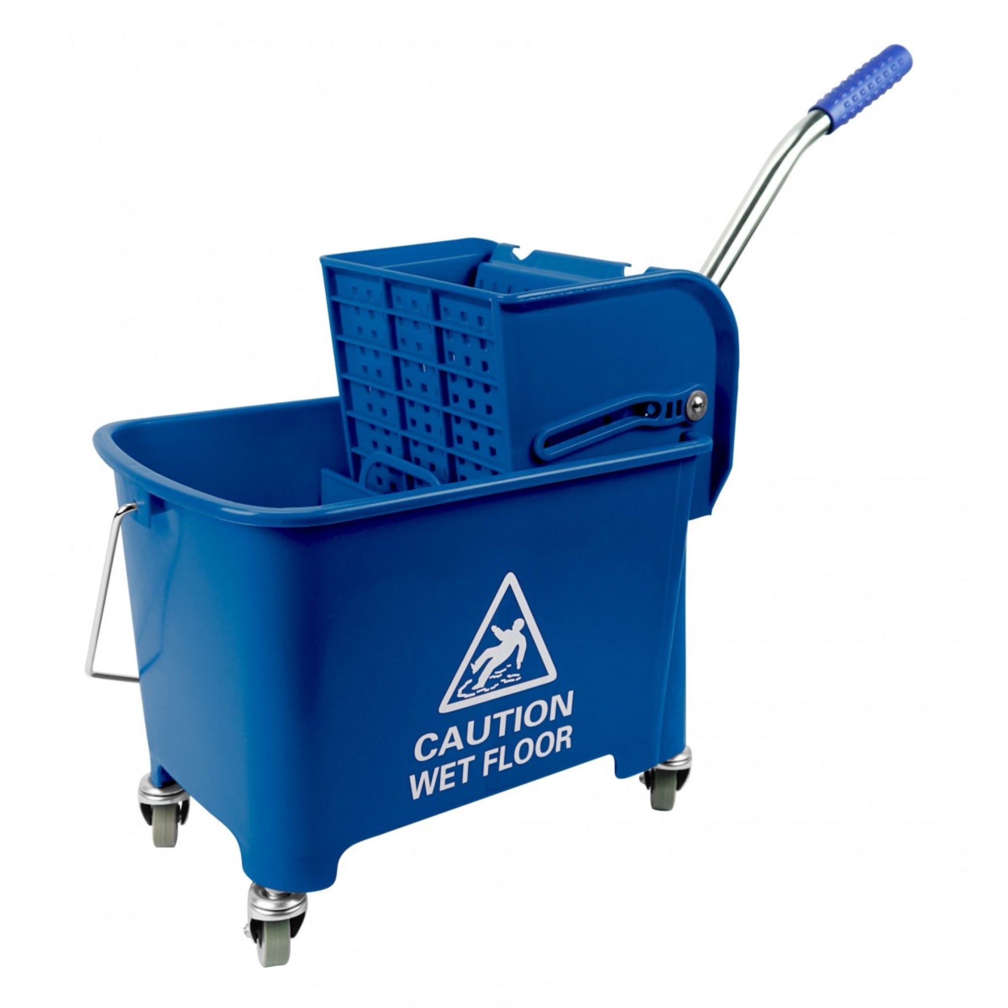Ensemble seau et essoreuse à pression latérale - 5 gallons (21 L) - Bleu 