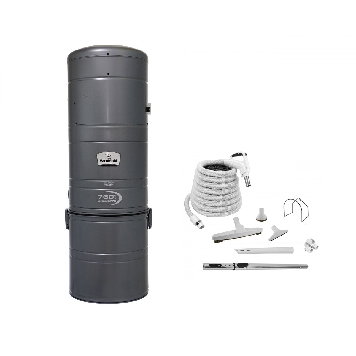 Combo VacuMaid SR60 avec kit d'accessoires de 35 pieds (760 Aw) 