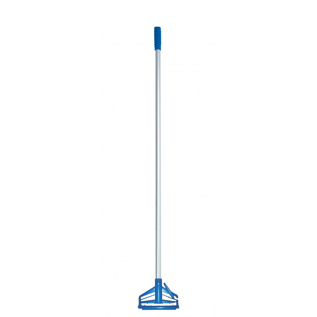 Manche en métal à dégagement rapide pour balai - 4' (1,2 m) - Bleu