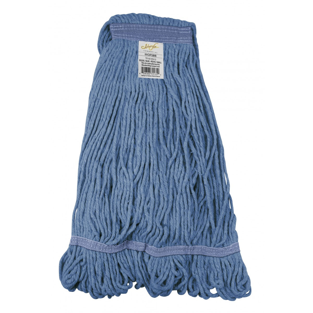 Tête de balai synthétique de rechange (16 oz) - Bleu