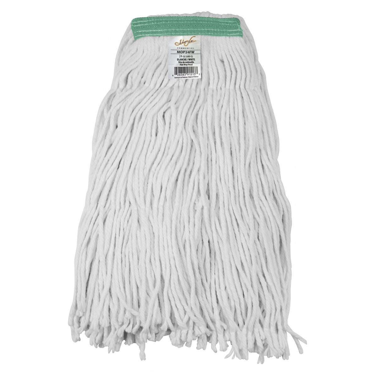 Tête de balai de rechange / balai synthétique (24 oz) – Blanc 